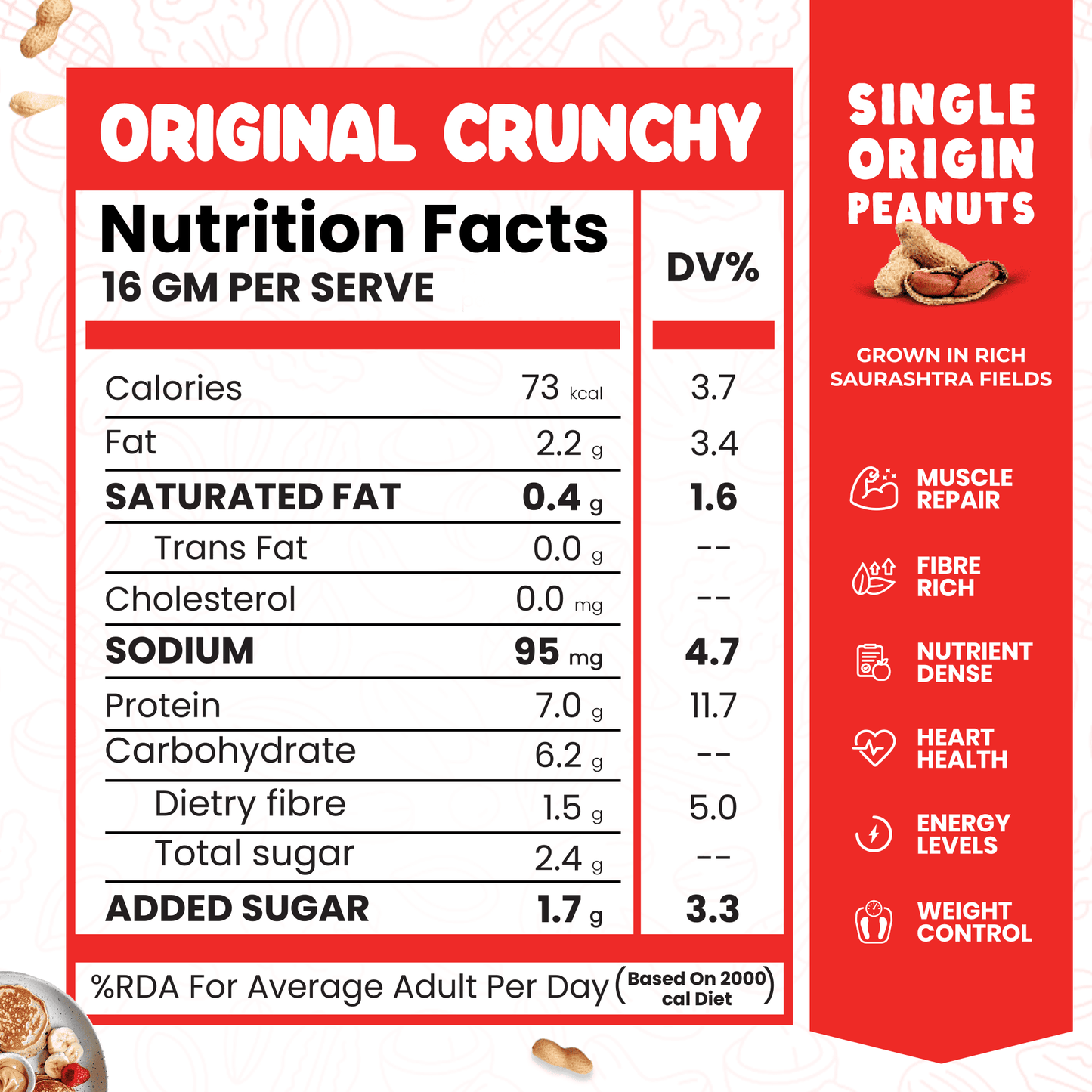 Crunchy Original PB Powder
