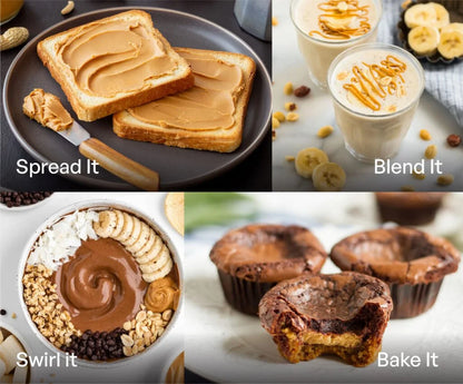 Original, Pure, and Chocolate PB Powder TRIO