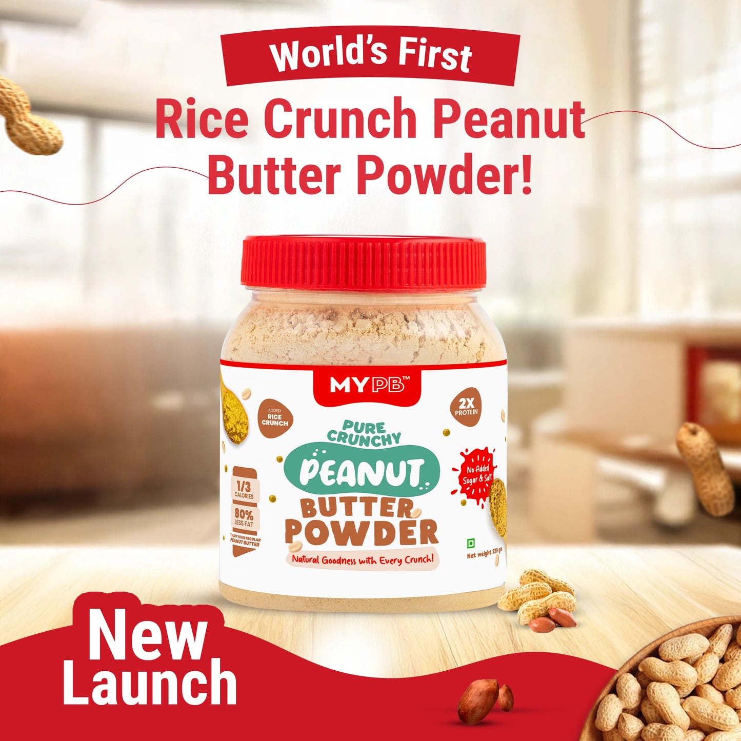 MYPB Rice Crunch Peanut Butter Powder
