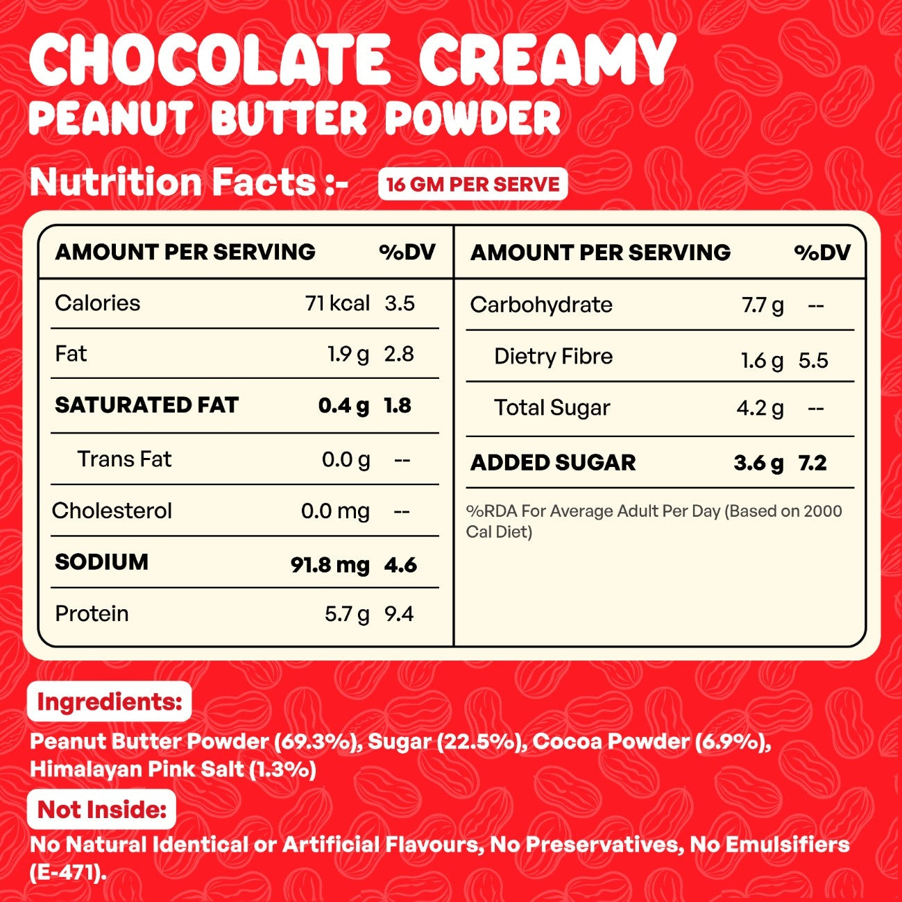 Chocolate PB Powder