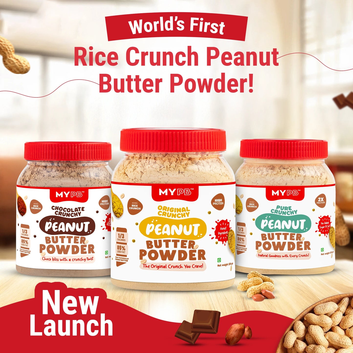 MYPB Rice Crunch Peanut Butter Powder