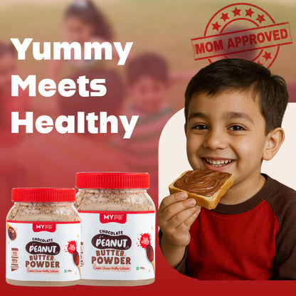 Chocolate PB Powder | KIDs | Less Fat  | Less Caloires | High Protein