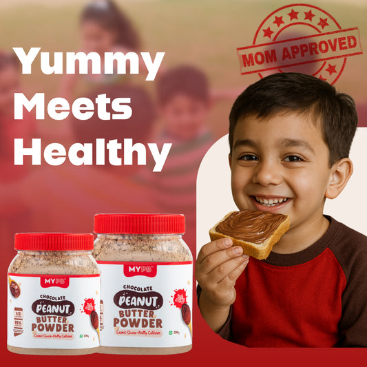Chocolate PB Powder | KIDs | Less Fat  | Less Caloires | High Protein