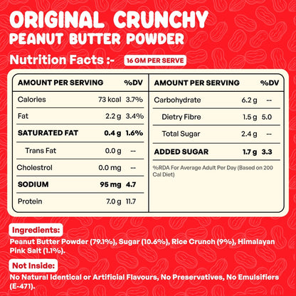 Crunchy Original PB Powder