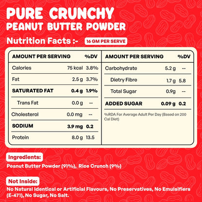 Crunchy Pure PB Powder