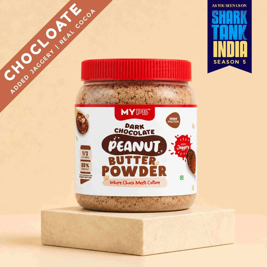 Dark Chocolate Peanut Butter Powder | Added Jaggery
