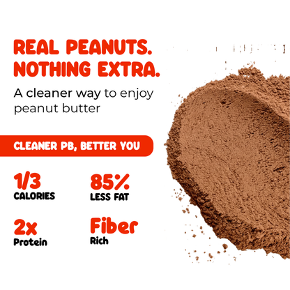 Dark Chocolate Peanut Butter Powder | Added Jaggery